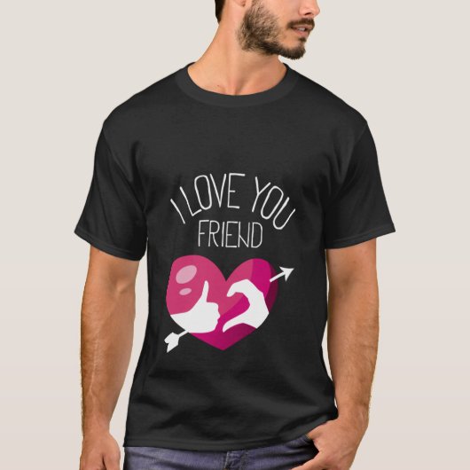 graphic valentines day for friend zoned cute cloth tシャツ (正面)
