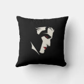 Graphic Vampire illustration クッション (裏面)