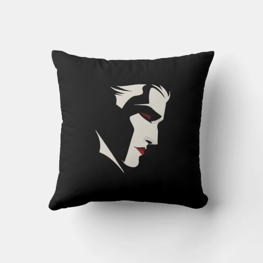 Graphic Vampire illustration クッション (裏面)