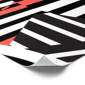 Graphic vintage and illustration with abstract ele ポスター (角)