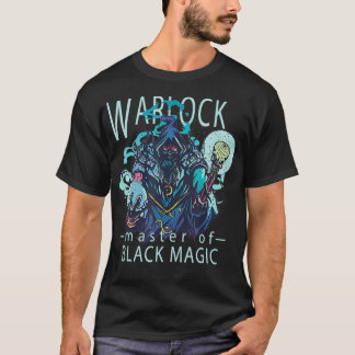 Graphic Warlock Sorcerer Black Magic Spellcaster T Tシャツ