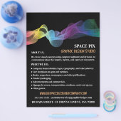 Graphic Waveデザイン、Graphic Designer 広告's チラシ (シングル)