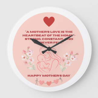 Graphica Mother's day clock ラージ壁時計