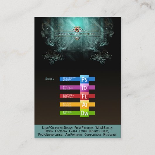 GRAPHICSITE – ビジネス/プロファイルカード 名刺 (正面)