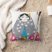 Graphita著Shahrzadの姿が付いている枕 クッション (ブランケット)