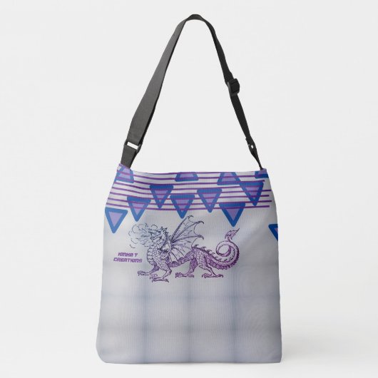 Grapo Draco Messenger Bag クロスボディバッグ (裏面)