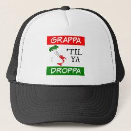 Grappa Til Ya Droppaイタリア国旗のマップ キャップ