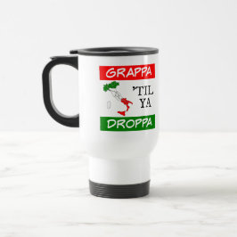 Grappa Til Ya Droppaイタリア国旗のマップ トラベルマグ