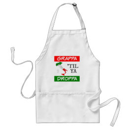 Grappa Til Ya Droppa イタリア フラグ マップ スタンダードエプロン