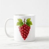 Grappe de raisin moderne コーヒーマグカップ (左)
