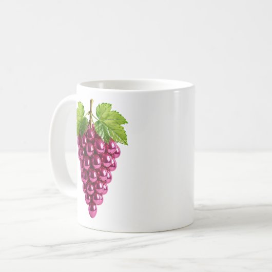 grappe de raisin moderne コーヒーマグカップ (正面左)