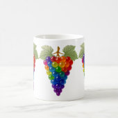 Grappe de raisin multicolore コーヒーマグカップ (中央)