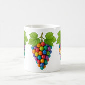 Grappes de raisin coloré コーヒーマグカップ (中央)
