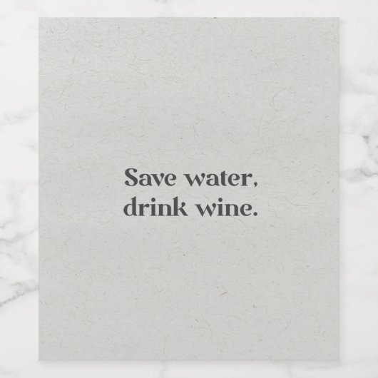 Grappig wijnetiket ワインラベル (シングルラベル)