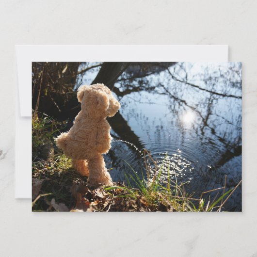 Grappige beer die ondeugend plast. シーズンカード (正面)