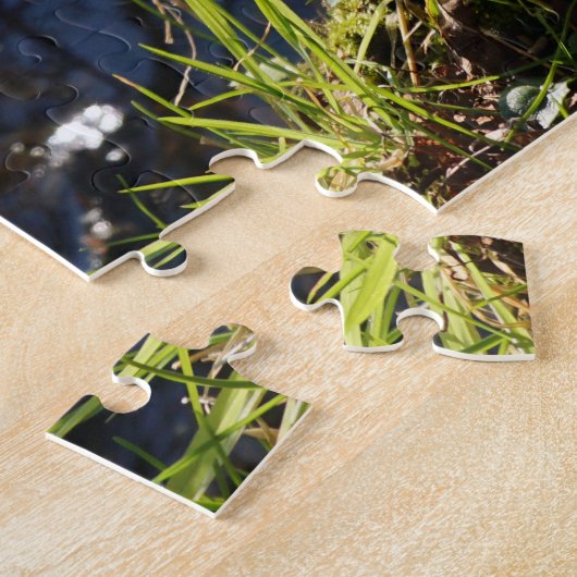 Grappige beer die ondeugend plast. ジグソーパズル (側面)