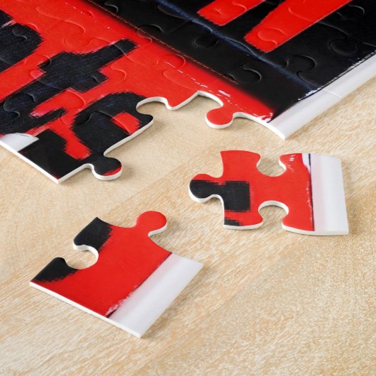 Grappige close up van 'Mission Impossible' Fubby ジグソーパズル (側面)