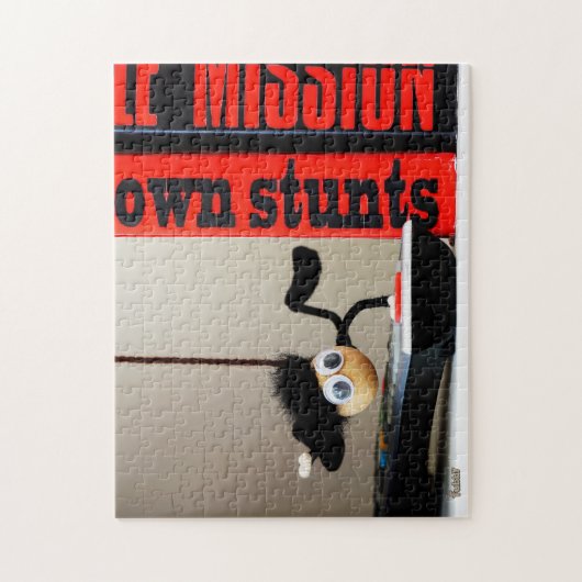 Grappige close up van 'Mission Impossible' Fubby ジグソーパズル (縦)