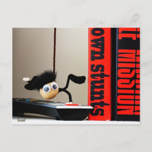 Grappige close up van 'Mission Impossible' Fubby ポストカード (正面)