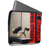 Grappige close up van 'Mission Impossible' Fubby ラップトップスリーブ (正面右)