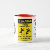 Grappige mok voor de application specialist マグカップ (中央)