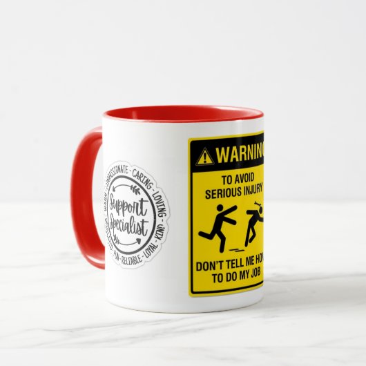 Grappige mok voor de application specialist マグカップ (正面左)