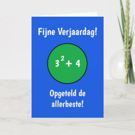 Grappige verjaardagskaart voor 13e verjaardag カード