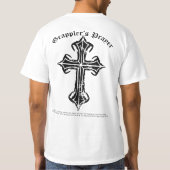 GrapplersPrayerCross Tシャツ (裏面)