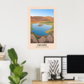 Grasmere Lake District Travel Poster ポスター (ホームオフィス)