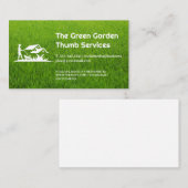 Grass | Gardener Cutting Lawn 名刺 (正面/裏面)