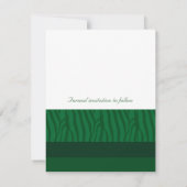 Grass Green日付を保存 セーブザデート (裏面)