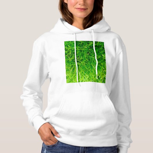 Grass Hooded Sweatshirt for Women パーカ (正面)