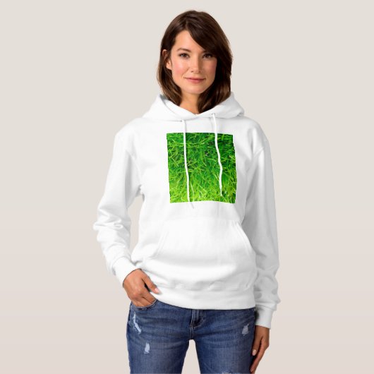 Grass Hooded Sweatshirt for Women パーカ (正面フル)