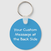 Grass Keychainにアイスクリームを置いたカエル キーホルダー (裏面)