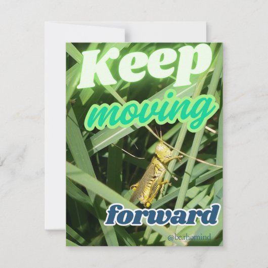 Grasshopperノートカード ノートカード (正面)