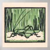 Grasshopper by Julie de Graagポスター ポスター (正面)