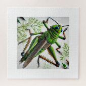 Grasshopper in natural environment 251024IREF222 - ジグソーパズル (横)
