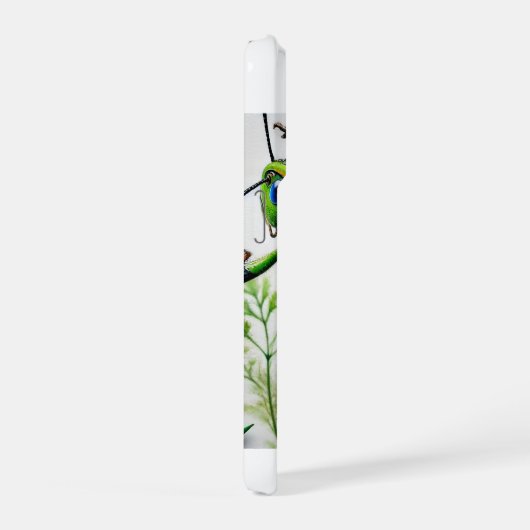 Grasshopper in natural environment 251024IREF222 - iPhoneケース (右側面)