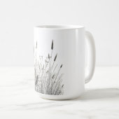 Grasshopper & Wild Grass Ink Art Coffee Mug コーヒーマグカップ (正面右)