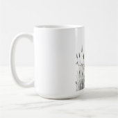 Grasshopper & Wild Grass Ink Art Coffee Mug コーヒーマグカップ (左)