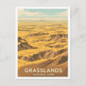 Grasslands National Park Saskatchewan Canada ポストカード (正面)