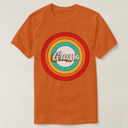 Grassso Name ShirtヴィンテージGrassso Circle Tシャツ (デザイン正面)