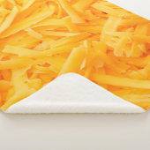 grated cheddar cheese top view シェルパブランケット (3/4)