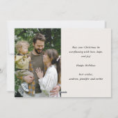 Grateful 2 Photo Collage Christmas シーズンカード (裏面)