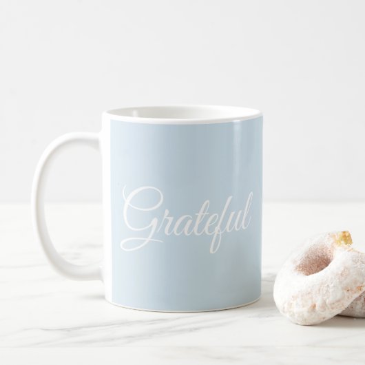 Grateful. A mug of gratitude コーヒーマグカップ (ドーナツ)