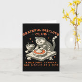 Grateful Biscuits Club Kneading Thanks One Biscuit カード (黄色い花)
