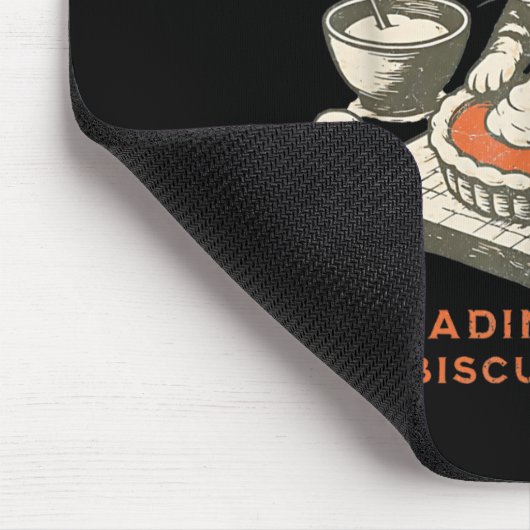 Grateful Biscuits Club Kneading Thanks One Biscuit マウスパッド (コーナー)