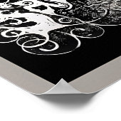 Grateful Dead, Santana, Steppenwolf 1968 Concert ポスター (角)