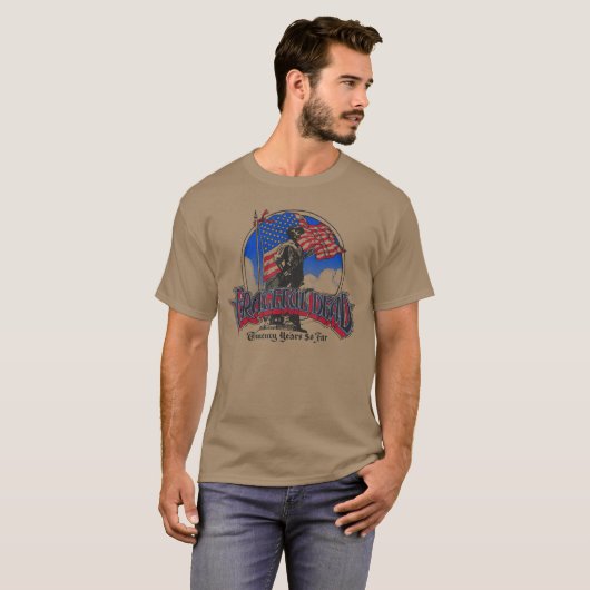 Grateful Deadwenty Years So Far American Flag Vint Tシャツ (正面フル)