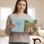 Grateful For Every Step Personalized Notebook ノートブック